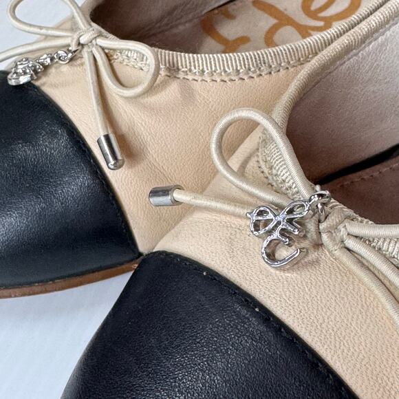 SAM EDELMAN Ballet Flats Size 7.5 Classic Preppy Business Casual Neutral Minimal - Picture 3 of 9